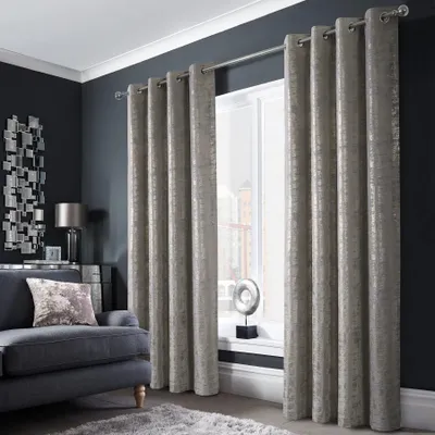 Productafbeelding van 100% Verduisterende Gordijnen met Gouden Patroon - Set van 2 - 175 x 140 cm