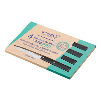 Produktbild von Opinel Tafelmesser NO 125 PRO, 4er Set, rostfrei, POM