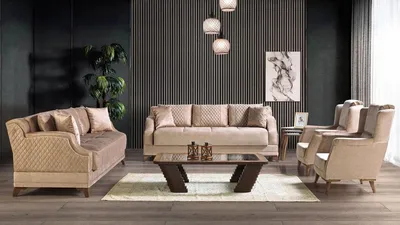 Produktbild von Sofagarnitur 3+2+1+1 Sitzer Sessel Garnitur Modern JVmoebel