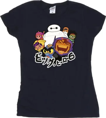 Produktbild von Disney - "Big Hero 6" T-Shirt für Damen BI13364 (S) (Marineblau)