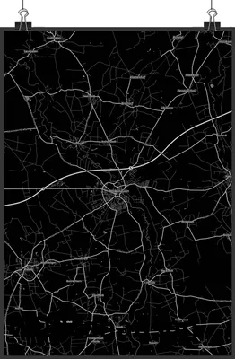 Produktbild von Mr. & Mrs. Panda Bild Wildeshausen DIN A5 - Geschenk, drucke, typografie poster, kunstdruck, Wandbild, Stadt Dorf Karte Landkarte Map Stadtplan, wanddeko