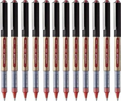 Obrázek produktu pro Tekuté inkoustové pero Uni-Ball Rollerball Eye Broad UB-150 Red 1 mm (12 kusů)