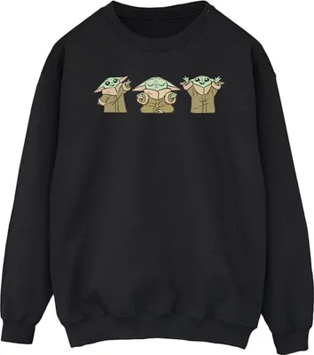 Produktbild von Star Wars - "The Mandalorian" Sweatshirt für Herren BI46732 (M) (Schwarz)
