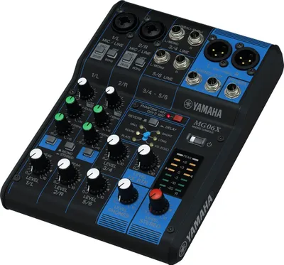 Obrázek produktu pro Yamaha MG06X, 6 kanály/kanálů, 12 W, Černá