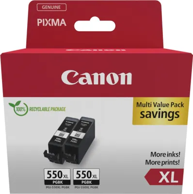 Image de Canon PGI-550 XL PGBK noir Twin Pack