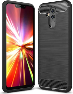 Produktbild von TPU Hülle für Huawei Mate 20 Lite Handy Schutzhülle Carbon Optik Schutz Case