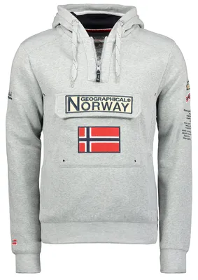 Productafbeelding van Geographical Norway heren sweater GYMCLASS, grijs, maat 5XL (WW2844H/GN-BLENDED GREY)
