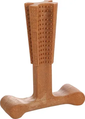 Immagine prodotto di Giocattolo per cani Flamingo Nylo Bamboo T-Bone al gusto di manzo, taglia: L