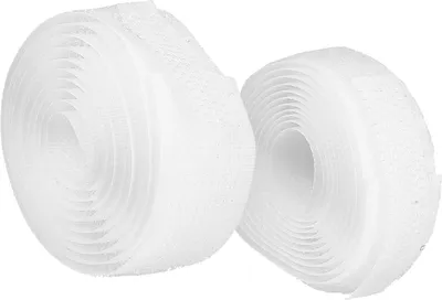 Produktbild von 1 m Klettband zum Nähen 20mm, Flausch- & Hakenband Set, Klettverschluss Weiss