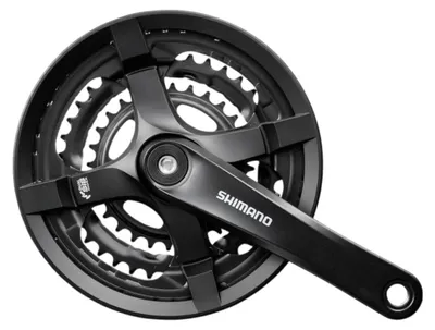 Produktbild von Shimano Tourney Kurbelgarnitur 6/7/8 Gang TY301 48/38/28 170mm Kurbelsatz