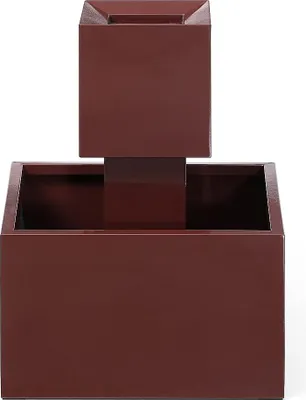 Zdjęcie produktu dla Fontanna zewnętrzna ze stali nierdzewnej z oświetleniem LED - wys. 65 cm - terakota - CARDINA
