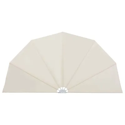Produktbild von vidaXL Faltbarer Terrassen-Seitenfächer Creme 200 cm