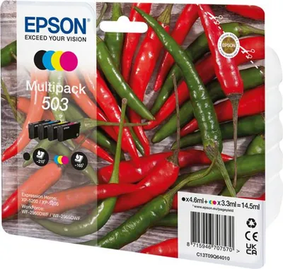 Produktbild von Multipack 4-colours 503 Ink Chillies Druckerpatrone