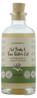 Immagine prodotto di puremetics Beauty-Allrounder 7in1: Gel ristrutturante per corpo e viso, con aloe vera (90 ml)