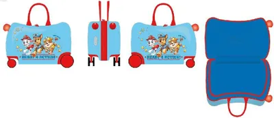 Immagine prodotto di Undercover Paw Patrol Ride-On - Carrello per bambini a 4 ruote 47,5 cm (Paw Patrol)