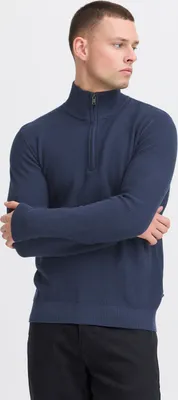 Produktbild von Blend BHPullover Herren Strickpullover Troyer Feinstrick Pullover 100% Baumwolle regular fit