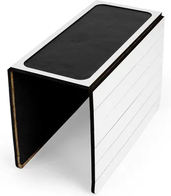 Immagine prodotto di Organizer flessibile per bracciolo del divano in legno con supporto per telefono - Vassoio pieghevole per telecomandi e snack.
