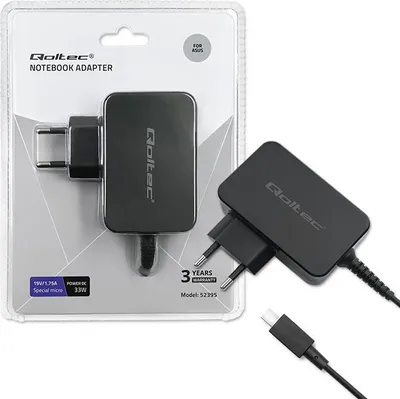 Zdjęcie produktu dla Qoltec Power adapter for Asus 33W, 19V, 1.75A