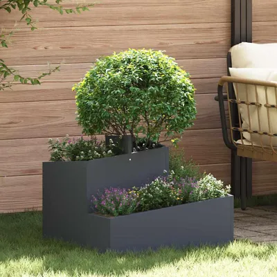 Immagine prodotto di Maison Exclusive - Vaso da giardino antracite 60 x 60 x 50 cm