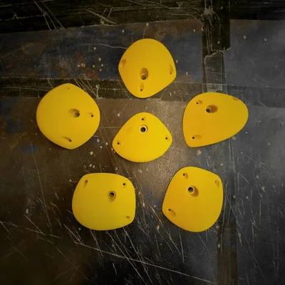Produktbild von 6-er Steilstein Klettergriffe Set Affenschaukel, Farbe:Wunschfarbe (Anfertigung)