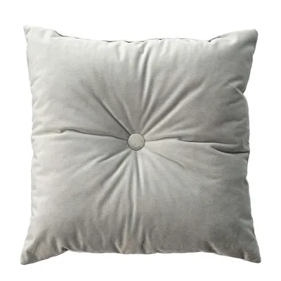 Immagine prodotto di Cuscino in velluto, grigio, 37 x 37 cm, Velluto