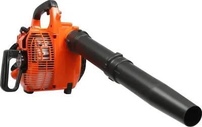 Produktbild von Laubbläser und Laubsauger - Handgerät Benzin 2-Takt - Motor 25,4 cm³ - Saug- und Häckselfunktion - Fangsack - Zwei Blasrohre - Orange