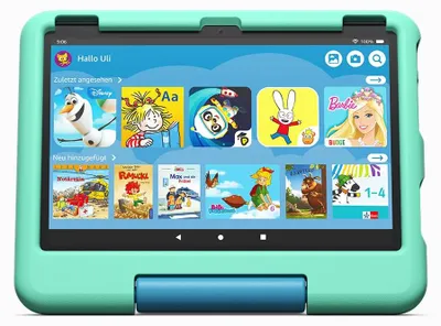 Produktbild von Kindgerechte Hülle von Amazon für das Fire HD 10-Tablet, grün | Für Kinder von 3