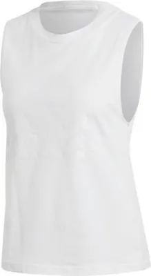 Produktbild von Adidas Essentials Logo, Tank Top, Erwachsener, Weiblich, Weiß, Abbildung, XS