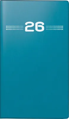 Produktbild von 2026 Rido Taschenkalender Miniplaner d 15 A6 petrol