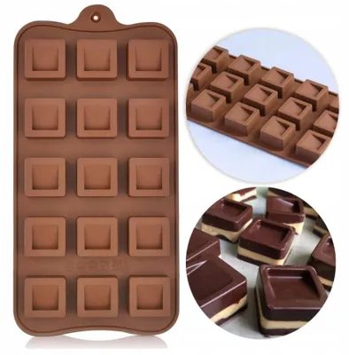 Produktbild von Rossner Silikonform für Pralinen, Eiswürfel und Gelee