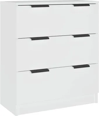 Image de vidaXL Sideboard Blanc 60x30x70 cm Bois composite