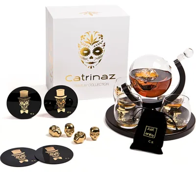 Produktbild von s Whiskey-Karaffenset mit 4 Gläsern und Untersetzern
