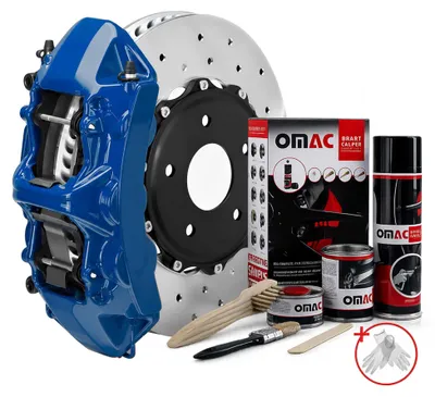Produktbild von OMAC Bremssattellack Bremssattelfarbe Hawaii Blau Auto Lack Set Tuning, KI-generiertes Bild