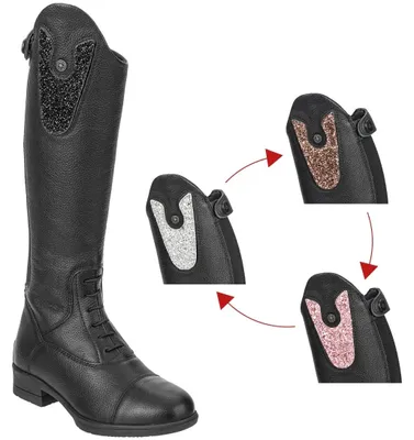 Obrázok produktu pre Suedwind jazdecké topánky pre deti Nova Kids Fun Leather black , Suedwind_boots:35. W29.5/H36