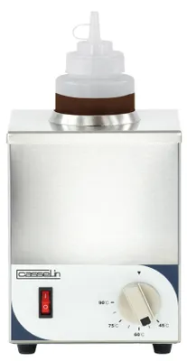 Produktbild von Edelstahl Saucenwärmer mit Thermostat 0-90°C, 1-Liter-Flasche, 170x165x230 mm