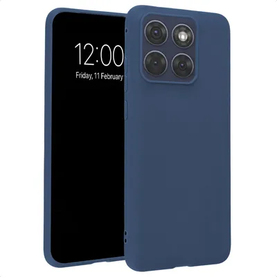 Immagine prodotto di Custodia posteriore colorata per Motorola Edge 70 Fusion, colore blu scuro