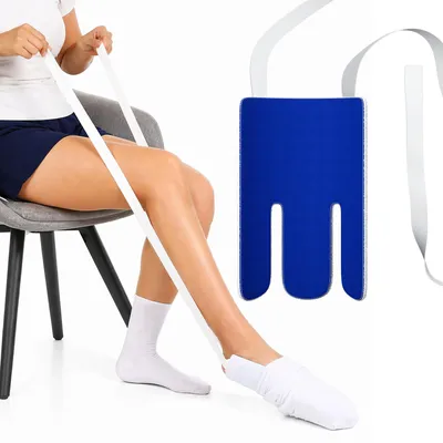 Produktbild von HIXO Sockenanziehhilfe – Anziehhilfe für Socken & Strümpfe ohne Bücken