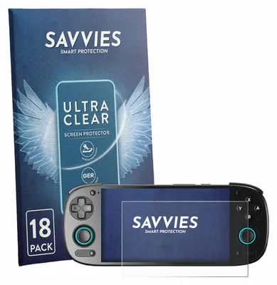 Produktbild von 18x Für Retroid Pocket 5 Schutzfolie Savvies Displayschutz Display Schutz Folie Klar Transparent