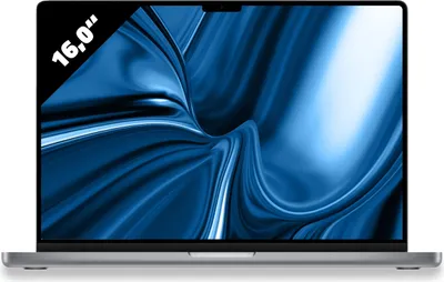 Produktbild von Apple MacBook Pro 16 2021 M1 Notebook 16,2 Zoll 32GB 512GB SSD macOS Space Gray