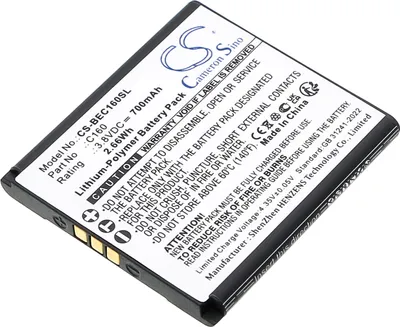 Immagine prodotto di TECHTEK Batteria compatibile con [Bea-fon] C160, C160 Schwarz sostituisce C160