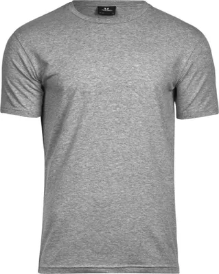 Produktbild von Tee Jays 400 | Stretch T-Shirt für Herren - Slim fit - Farbe: Heather Grey - Größe: L