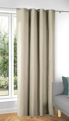 Produktbild von Vorhang Verdunkelung Ösen »Orlando« Creme HxB 245x135 cm 100% Baumwolle 220gr./m² pflegeleicht unempfindlich 2022600P