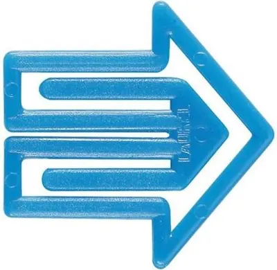 Produktbild von Büroklammern Pfeilklip 30mm VE=1000 Stück blau