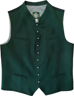 Hammerschmidt Trachten-Weste "Max" (Loden) in grün