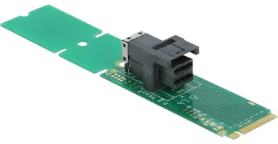 Produktbild von Delock Adapter M.2 Key M zu SFF-8643 NVMe 22110 / 2280 / 2260