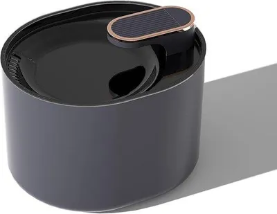 Immagine prodotto di Ciotola per gatti da 3 litri – Stil, con filtro, rubinetto, cavo USB e adattatore UE (blu e bianco)