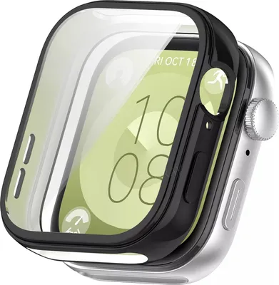 Produktbild von Strap-it TPU-Hülle / Schutzhülle - passend für Huawei Watch Fit 3 (schwarz)