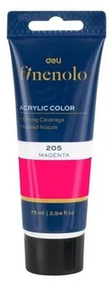 Produktbild von Acrylfarbe, rosa, 75 ml, Finenolo Deli