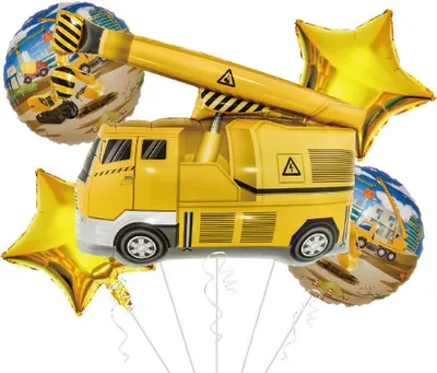 Immagine prodotto di Set di palloncini in foil "Kranbau", 5 pezzi