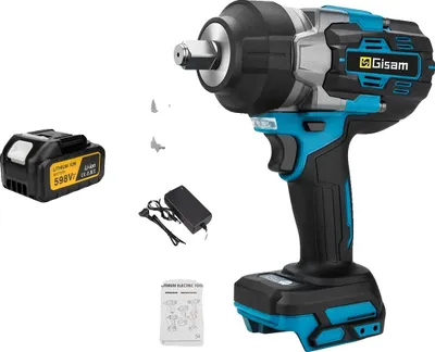 Immagine prodotto di Chiave elettrica, coppia 2800 N·m, regolazione della velocità regolabile, 1 batteria Scatola di cartone